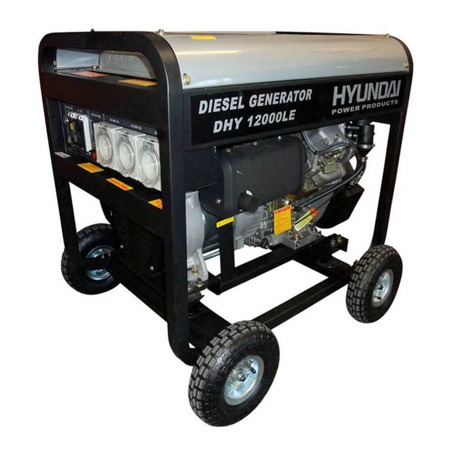 MÁY PHÁT ĐIỆN CHẠY DẦU DIESEL HYUNDAI DHY12000LE